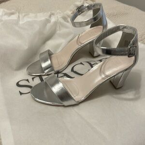 New silver shoes